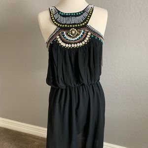 Tribal Beaded Dress Boston Proper SZ Small/XS